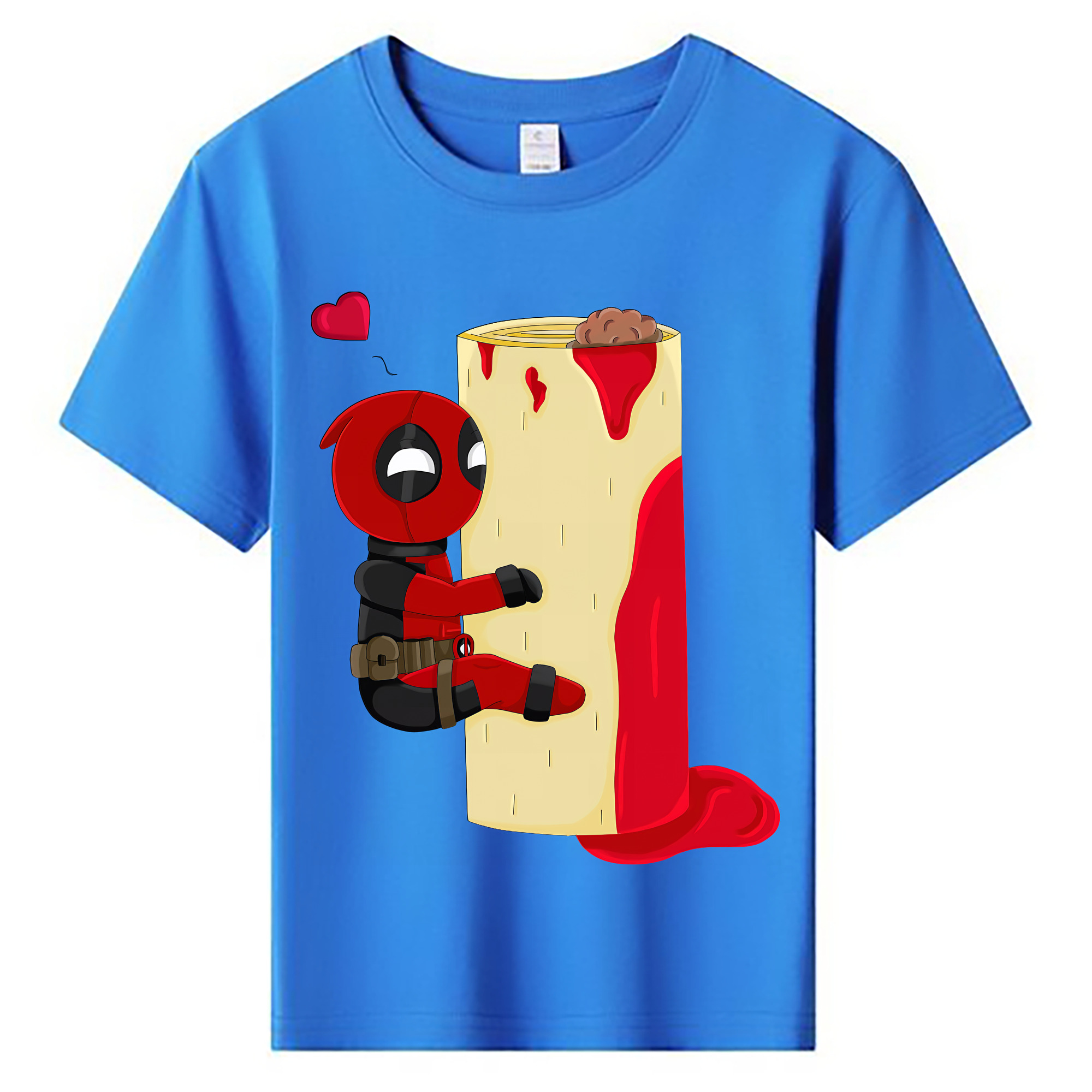 （画像用） Deadpool デッドプール 綿100％キッズTシャツ（フロントプリント）